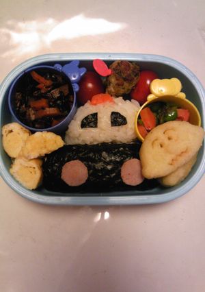 キャラ弁☆おにぎり５・パトカー-レシピのメイン写真