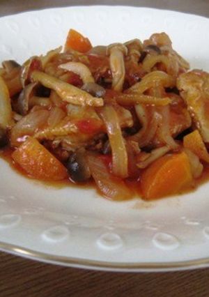 豪華に見えるよ～簡単鶏肉のトマト煮-レシピのメイン写真