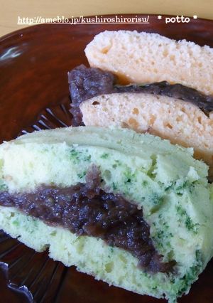 ドラ焼き風、野ヨモギケーキ-レシピのメイン写真