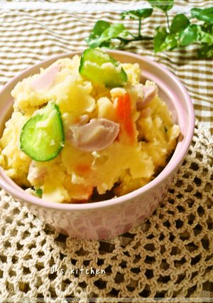 ダシダで♬中華風なポテサラ~ごま風味~-レシピのメイン写真