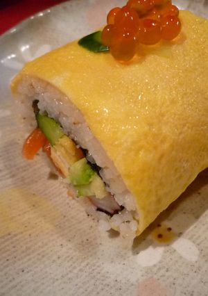 ロールケーキ風 巻き寿司-レシピのメイン写真