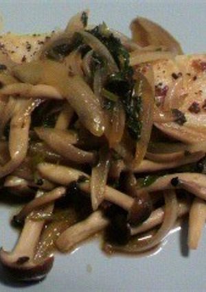 カレイのムニエル～きのこポン酢ソース-レシピのメイン写真