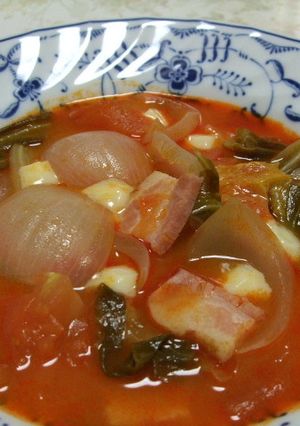 簡単！チーズトマトチャウダー-レシピのメイン写真