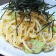 ソラマメちゃんと明太パスタ