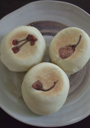 ホットプレートで作る 桜あんぱん-レシピのメイン写真