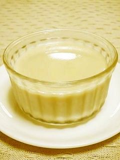 レンジdeなめらか紅茶豆乳ぷりん。-レシピのメイン写真