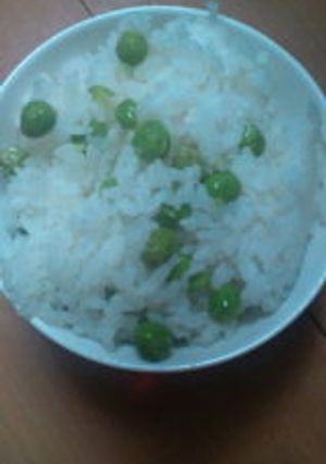 色鮮やかひと手間かけてグリーンピースご飯-レシピのメイン写真