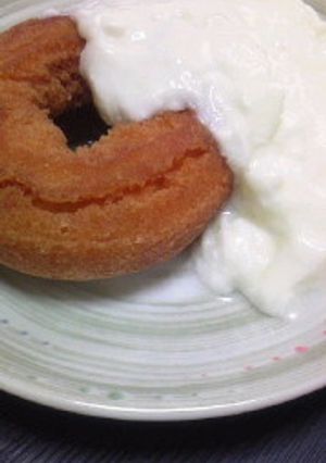 私のドーナツの食べ方〜ヨーグルトがけ〜-レシピのメイン写真