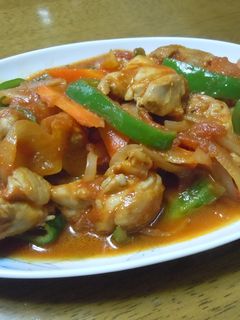 鶏もも肉のトマト煮込み-レシピのメイン写真