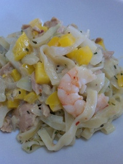 豆乳でクリームパスタ-レシピのメイン写真