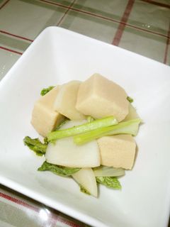 簡単!かぶと高野豆腐の煮浸し-レシピのメイン写真