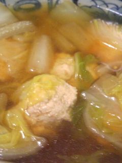 ☆白菜と鶏肉だんごの煮物☆-レシピのメイン写真
