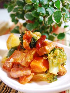 蒸し野菜のアラビアータ和え☽☽☽-レシピのメイン写真