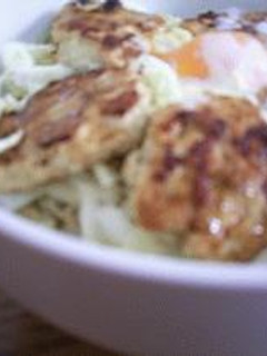 れんこんつくねの親子丼-レシピのメイン写真