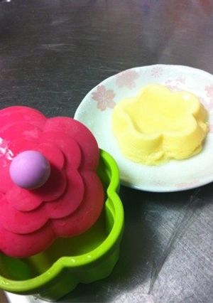花の形‼カワイイぷりん‼-レシピのメイン写真