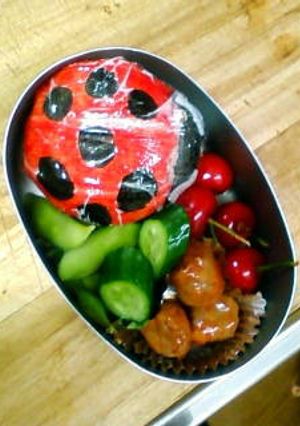 てんとう虫　キャラ弁-レシピのメイン写真