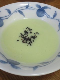 そら豆とじゃがいもの冷たいスープ♪-レシピのメイン写真