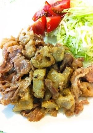 豚肉と蓮根の味噌炒め-レシピのメイン写真