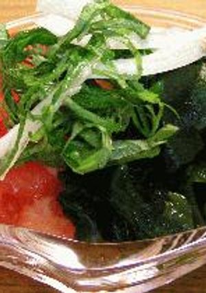 トマトとわかめのサラダ-レシピのメイン写真