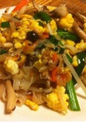 タイ料理 パッタイ 〜タイ風焼そば〜-レシピのメイン写真