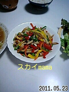 竹輪とピーマンのきんぴら★お弁当にも♪-レシピのメイン写真