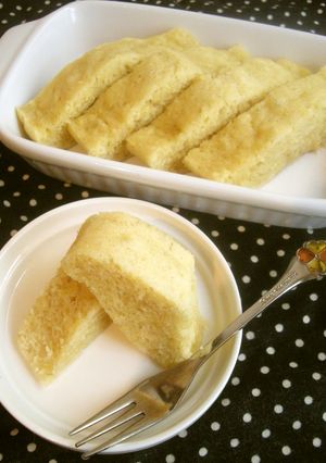 ルクエで簡単バナナ蒸しケーキ☆-レシピのメイン写真