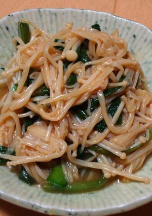 低カロリー　えのきとニラのおかず-レシピのメイン写真