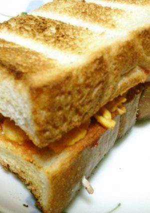 ナポリタン風ホットサンド☆-レシピのメイン写真