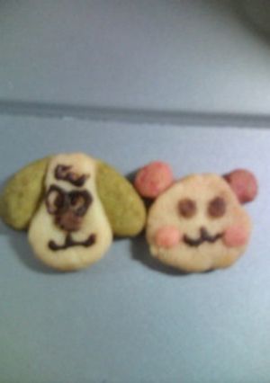 ワンワン うーたんの(キャラ)クッキー♪-レシピのメイン写真