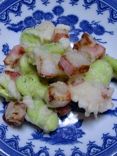そらまめと蒲鉾のかき揚げ-レシピのメイン写真