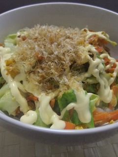 残り物でランチ☆豚とキャベツの簡単丼-レシピのメイン写真