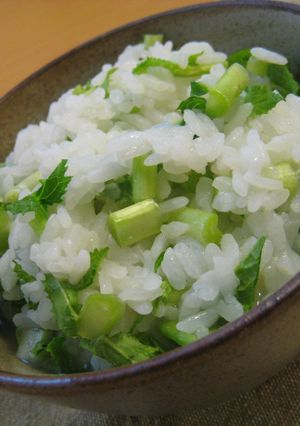 無駄にしない！大根の葉粥！-レシピのメイン写真