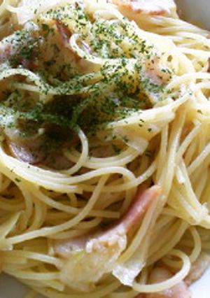 新玉ねぎとベーコンのパスタ-レシピのメイン写真