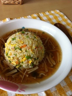 一人暮らしレシピ☆あんかけチャーハン-レシピのメイン写真