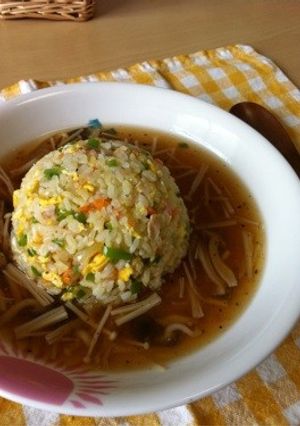 一人暮らしレシピ☆あんかけチャーハン-レシピのメイン写真
