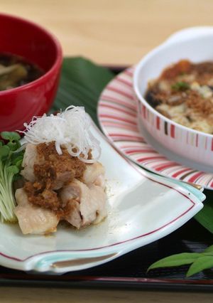 ヘルシー＆美味！夏野菜の金ごま汁-レシピのメイン写真