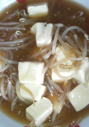 豆腐ともやしのあんかけスープ-レシピのメイン写真