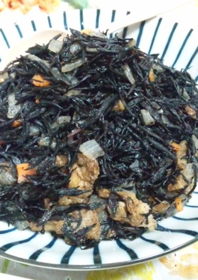 甘めのひじきの煮物-レシピのメイン写真