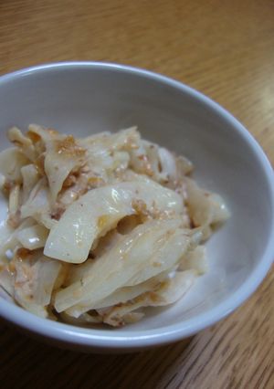 新たまねぎと新しょうがの味噌マヨあえ-レシピのメイン写真