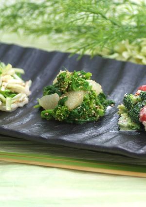 菜の花とグレープフルーツの胡麻和え-レシピのメイン写真