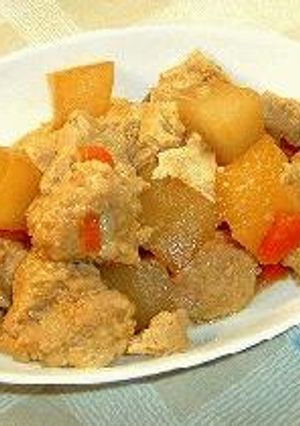 ごぼう入り鶏団子煮-レシピのメイン写真