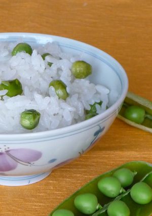 基本のえんどう豆ご飯✿-レシピのメイン写真
