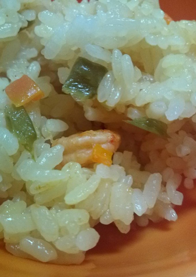 つやつや！炊飯器でほっとけエビピラフ！-レシピのメイン写真