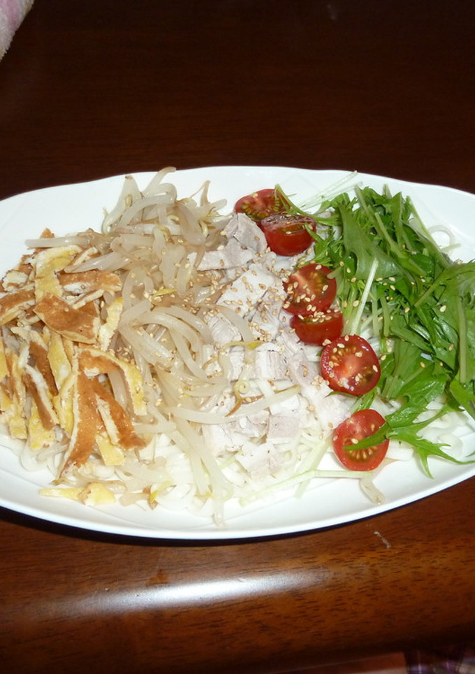 うどんde冷やし中華風☆-レシピのメイン写真