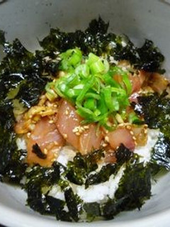アジの漁師飯的な、漬け丼-レシピのメイン写真