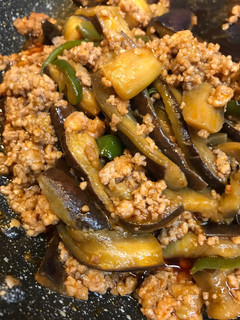 茄子とひき肉の簡単炒め-レシピのメイン写真