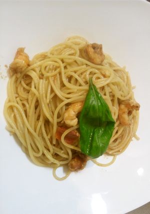 海老とトマトのバジルパスタ-レシピのメイン写真