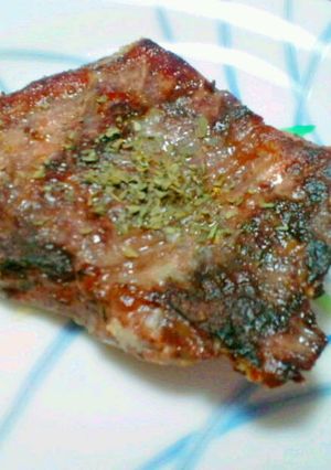 仰天!マグロのガーリックステーキ-レシピのメイン写真