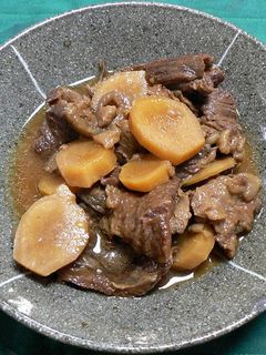 牛すじ肉と新生姜の味噌煮込み-レシピのメイン写真