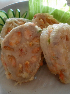 ~スモークチキンのレンコン挟み揚げ~-レシピのメイン写真